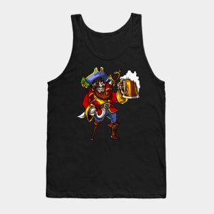 Pirate Beer Drinking Party Tank Top